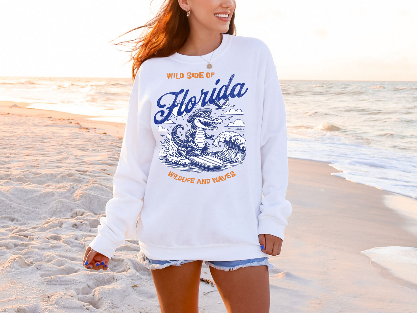 Wild Side of Florida Alligator Sweatshirt
