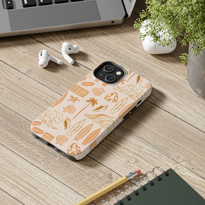 Surfboard Pattern Cell Phone Case