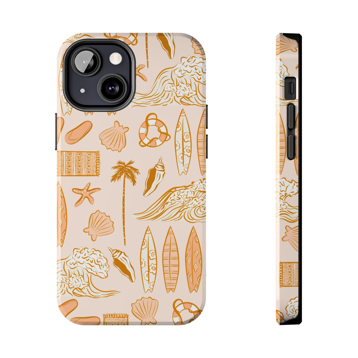 Surfboard Pattern Cell Phone Case