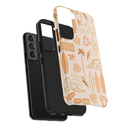 Surfboard Pattern Cell Phone Case