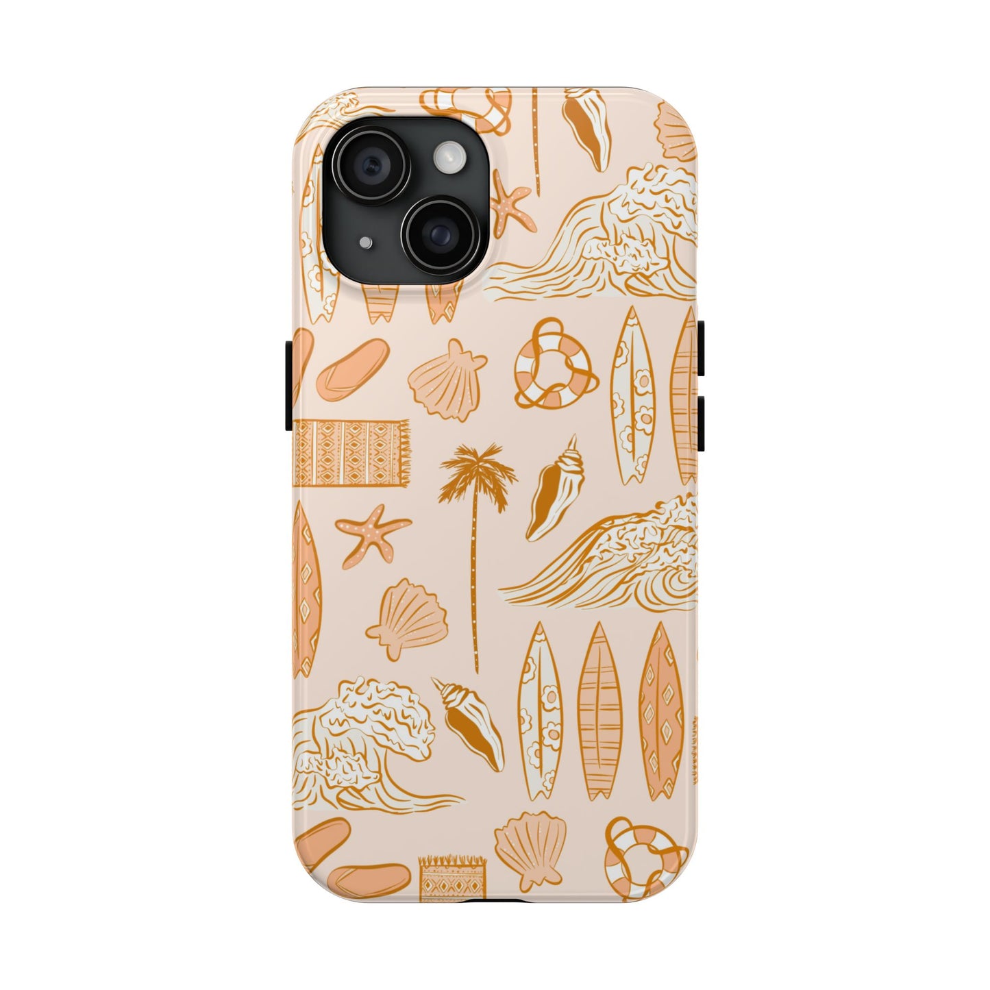 Surfboard Pattern Cell Phone Case