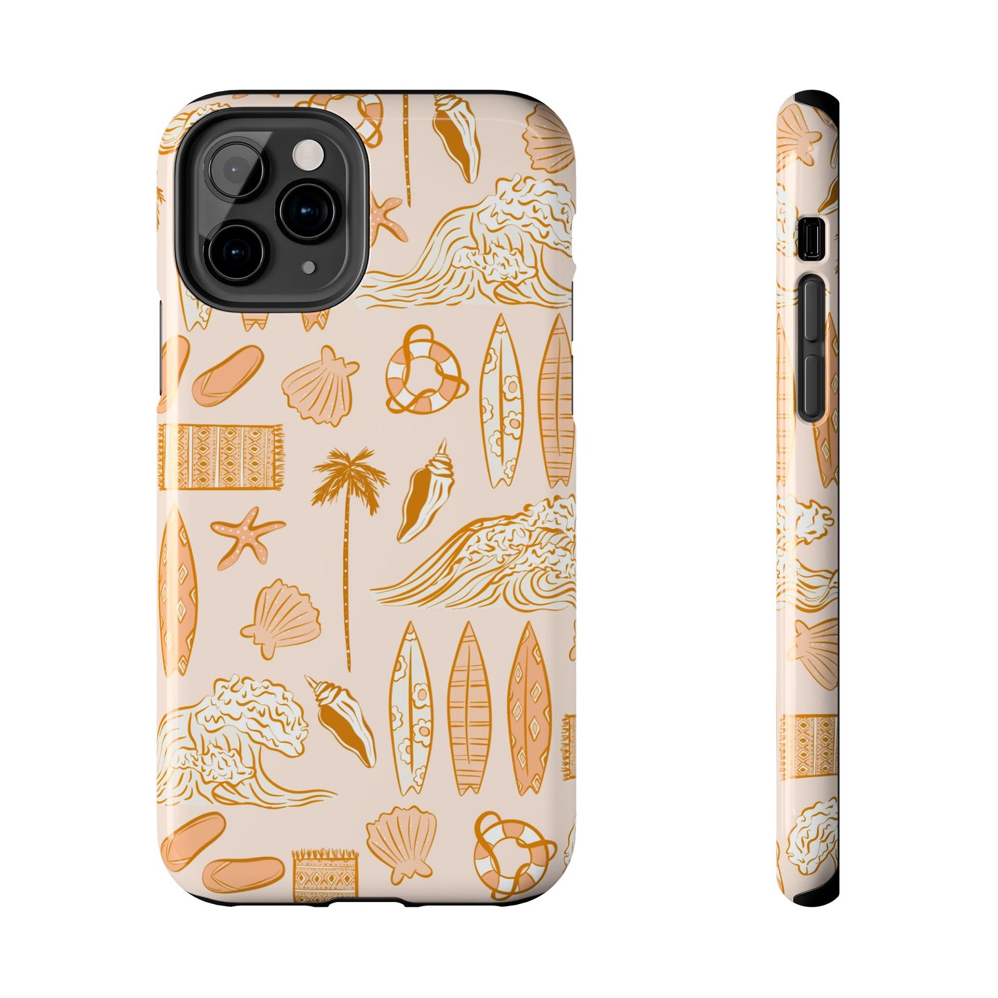 Surfboard Pattern Cell Phone Case