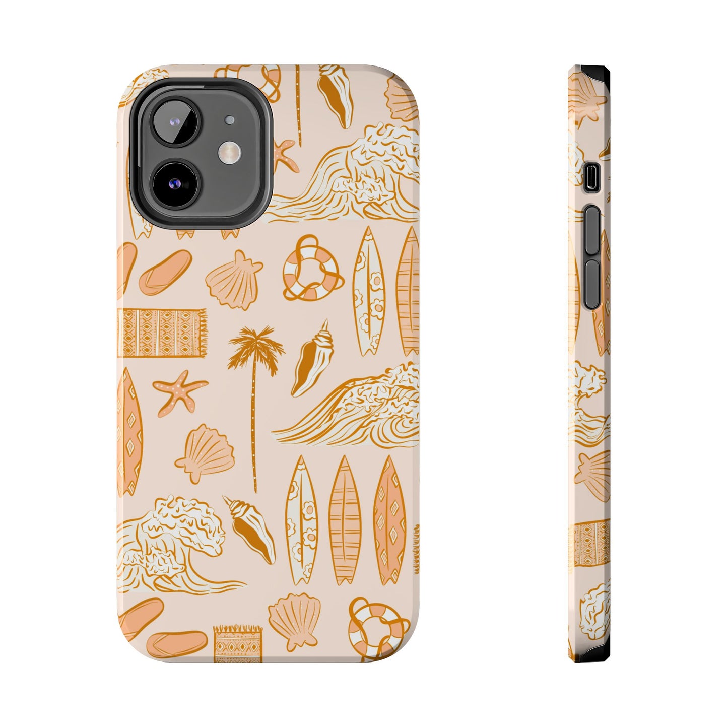 Surfboard Pattern Cell Phone Case