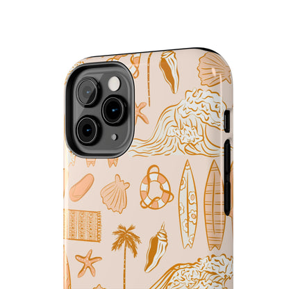 Surfboard Pattern Cell Phone Case