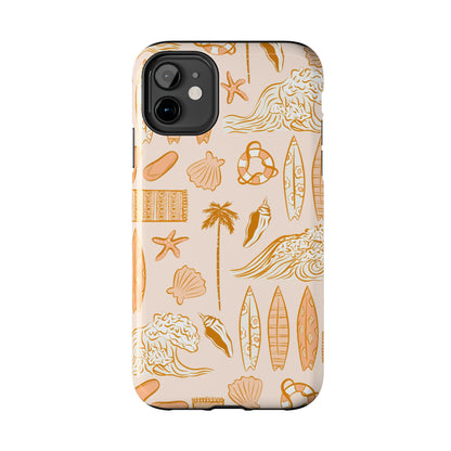 Surfboard Pattern Cell Phone Case