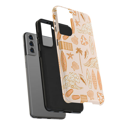 Surfboard Pattern Cell Phone Case