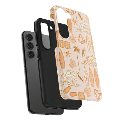 Surfboard Pattern Cell Phone Case