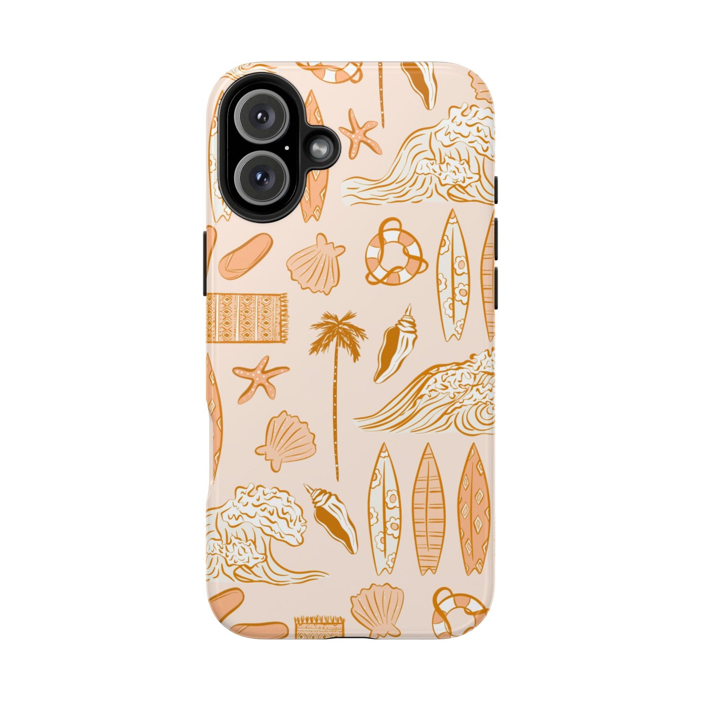 Surfboard Pattern Cell Phone Case