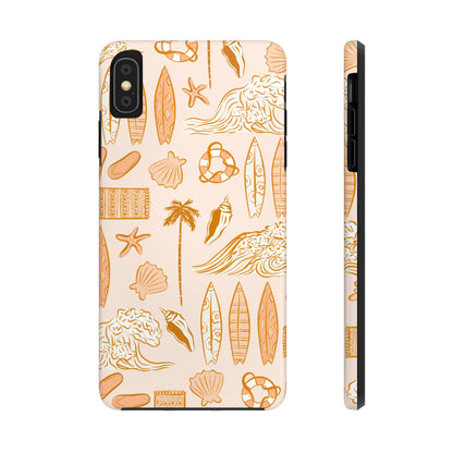 Surfboard Pattern Cell Phone Case