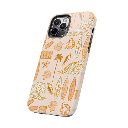 Surfboard Pattern Cell Phone Case