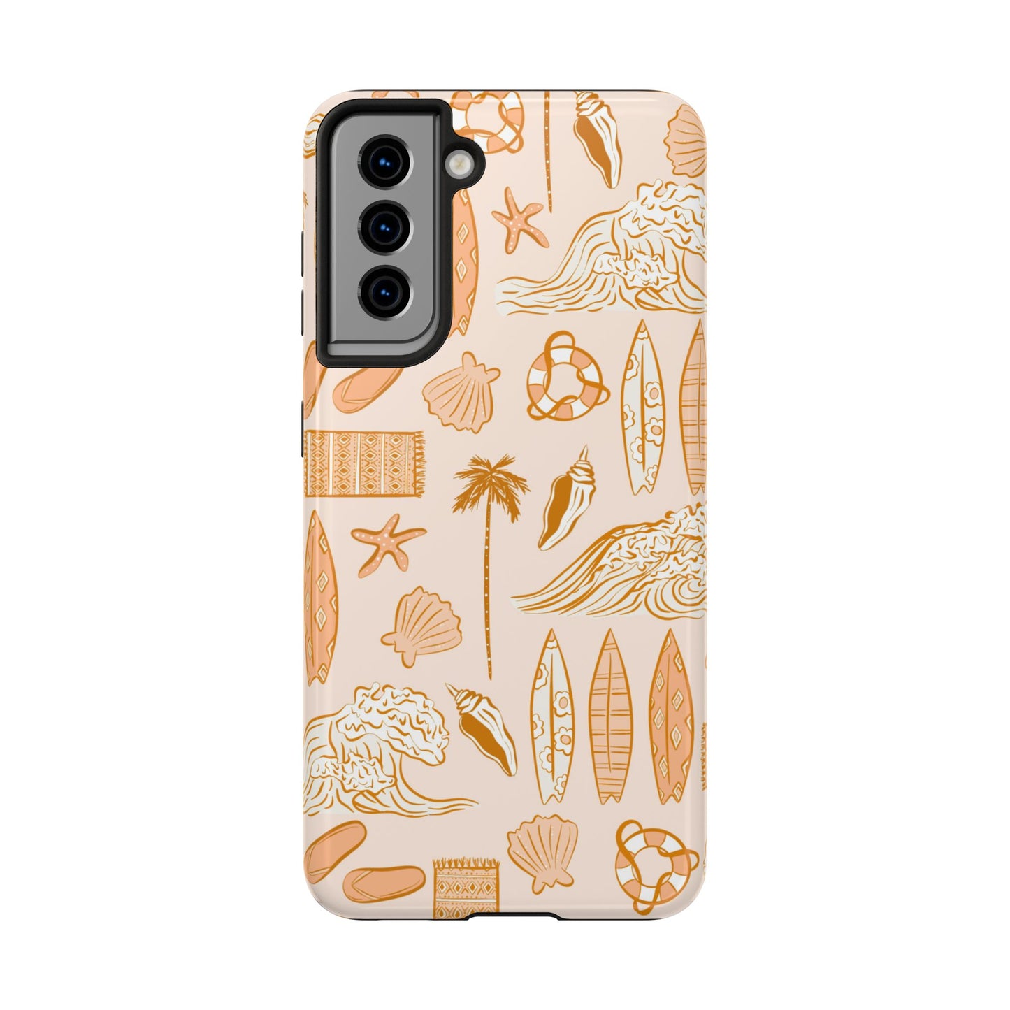 Surfboard Pattern Cell Phone Case