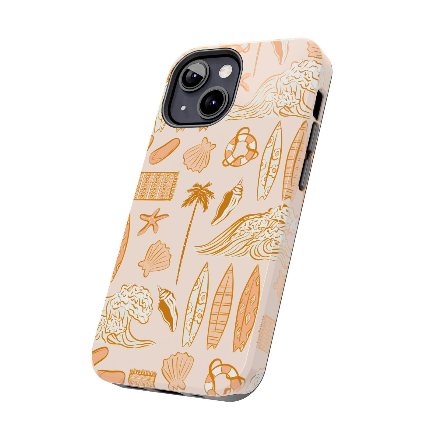 Surfboard Pattern Cell Phone Case