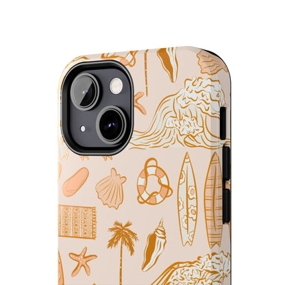 Surfboard Pattern Cell Phone Case