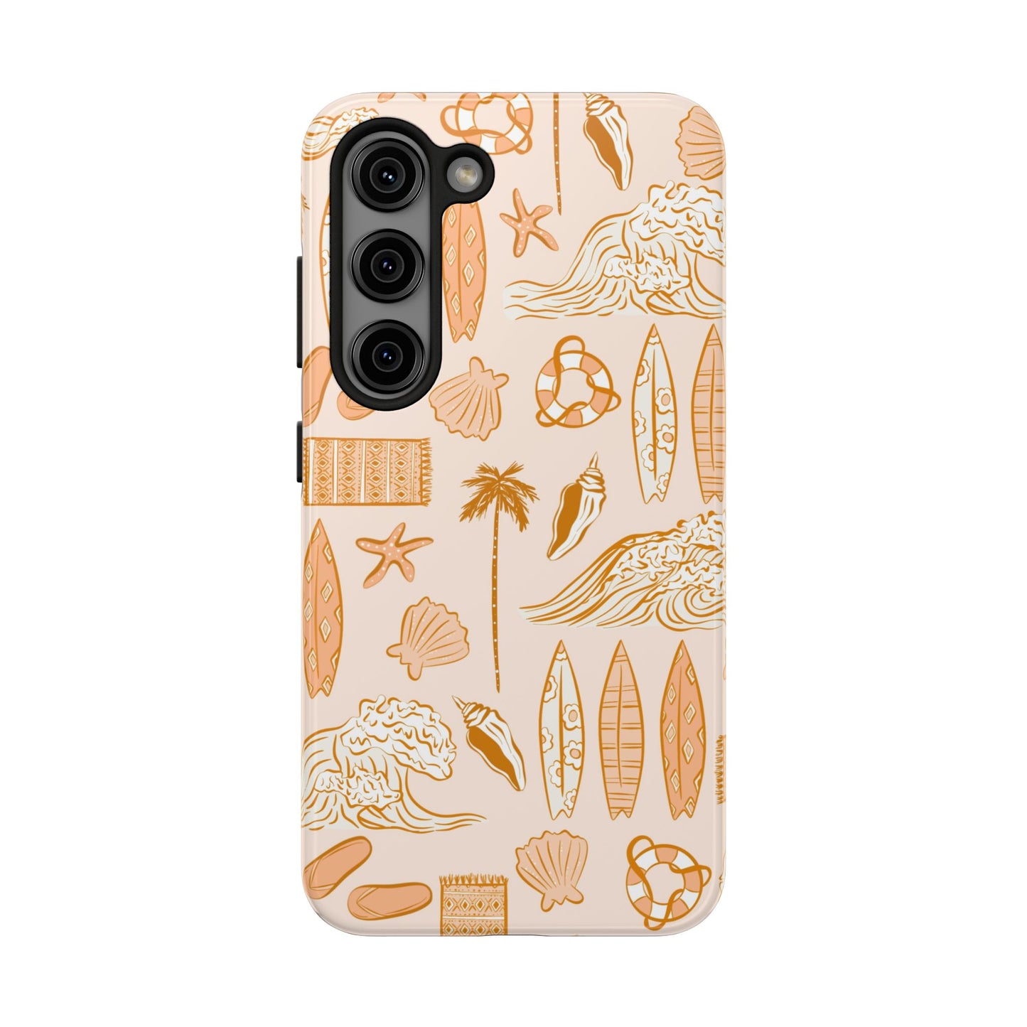 Surfboard Pattern Cell Phone Case