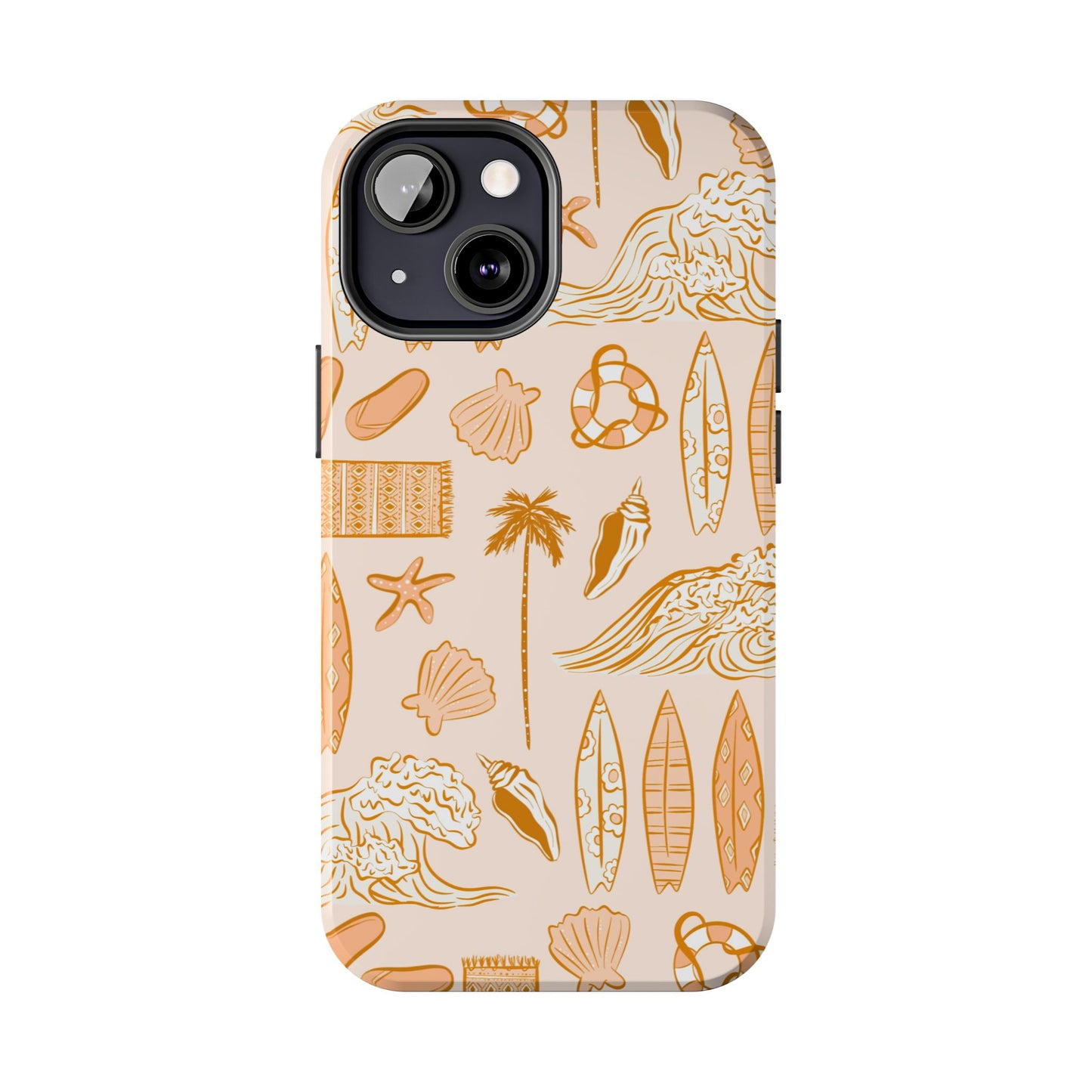 Surfboard Pattern Cell Phone Case