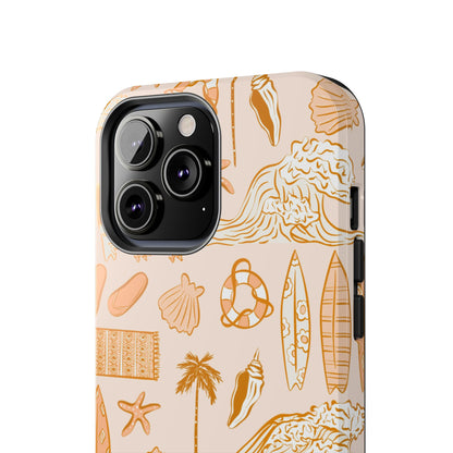 Surfboard Pattern Cell Phone Case