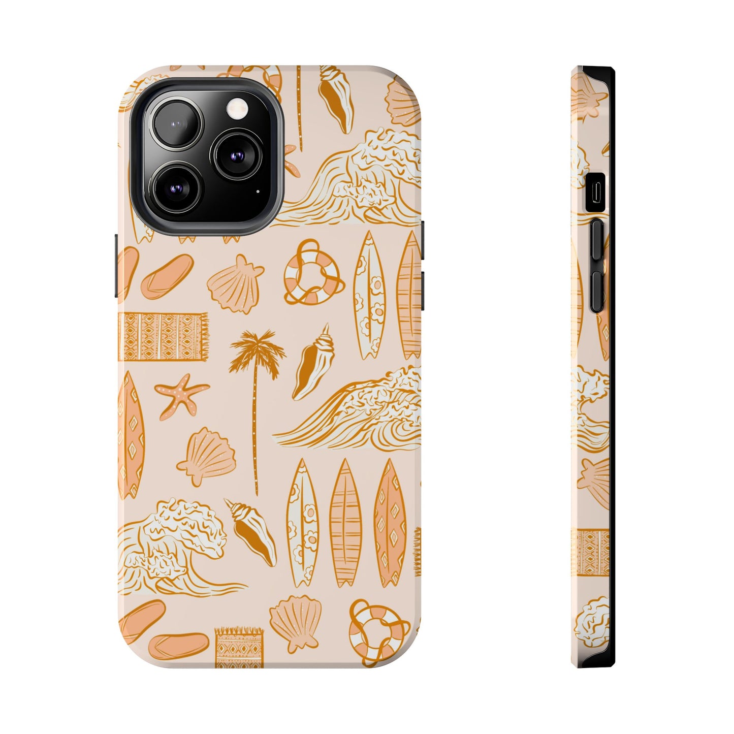 Surfboard Pattern Cell Phone Case