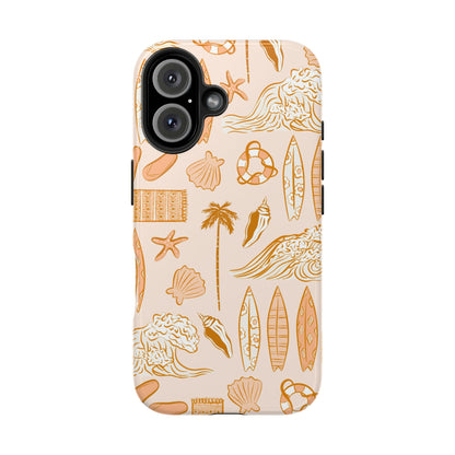 Surfboard Pattern Cell Phone Case