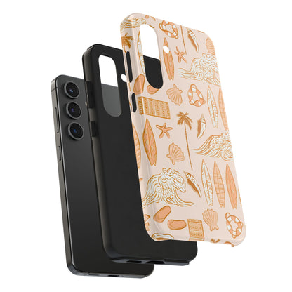 Surfboard Pattern Cell Phone Case