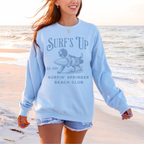 Surf's Up Surfin' Springer Beach Unisex Sweatshirt