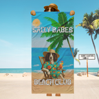 Salty Babes/Salty Dudes Personalized Beach Towel 30x60