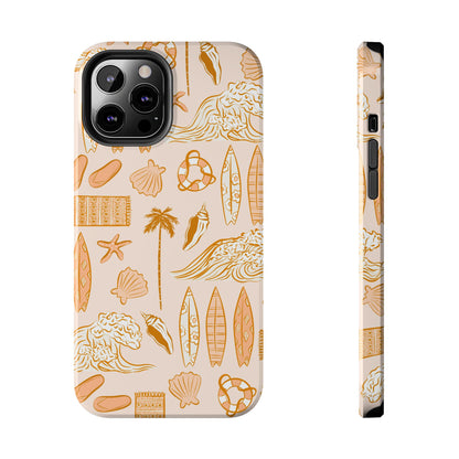 Surfboard Pattern Cell Phone Case