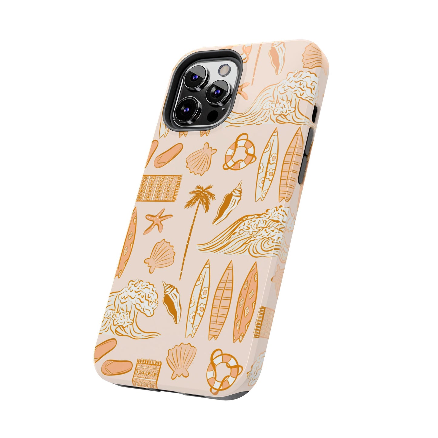 Surfboard Pattern Cell Phone Case