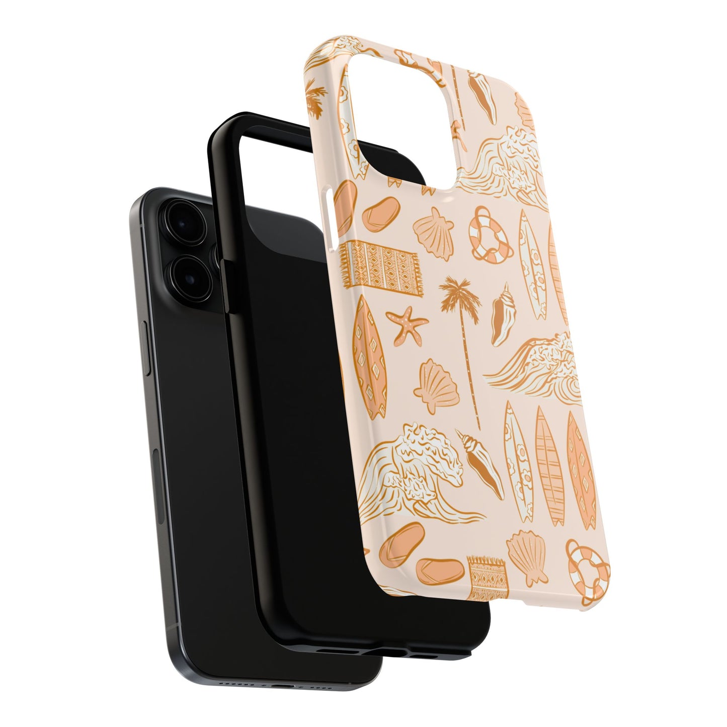 Surfboard Pattern Cell Phone Case