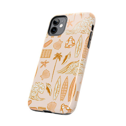 Surfboard Pattern Cell Phone Case