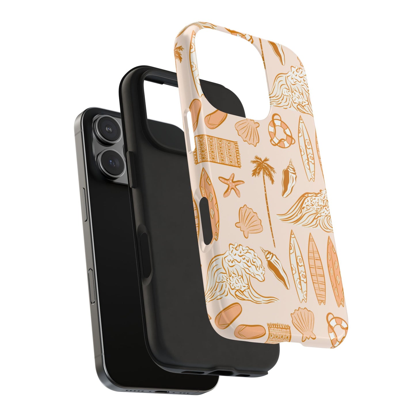 Surfboard Pattern Cell Phone Case