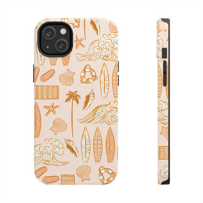 Surfboard Pattern Cell Phone Case