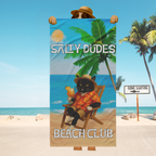 Salty Babes/Salty Dudes Personalized Beach Towel 30x60