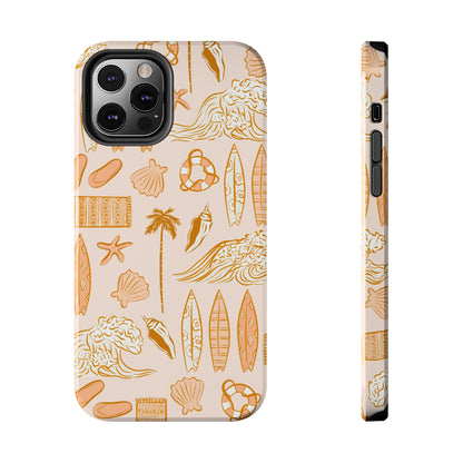 Surfboard Pattern Cell Phone Case