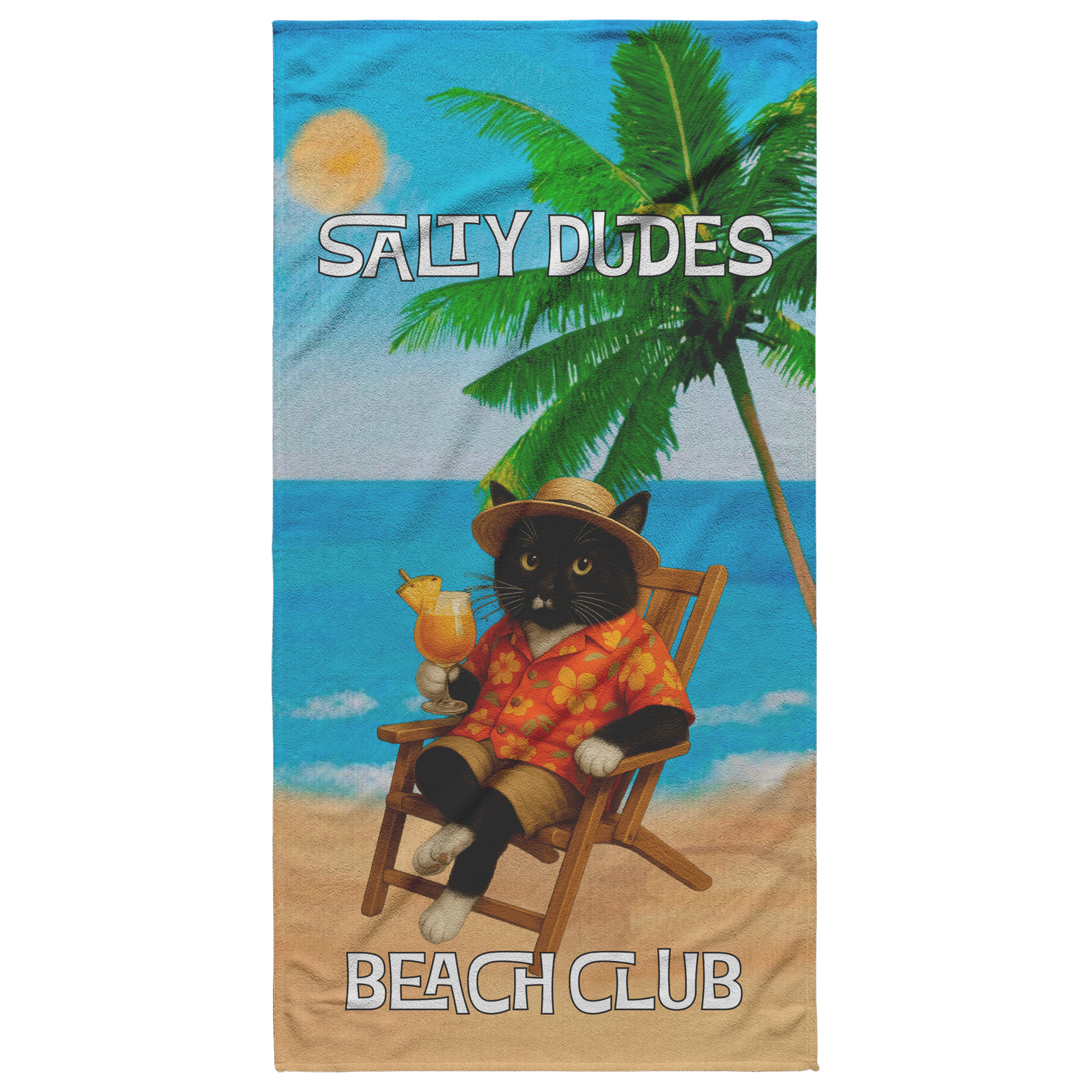 Salty Babes/Salty Dudes Personalized Beach Towel 30x60