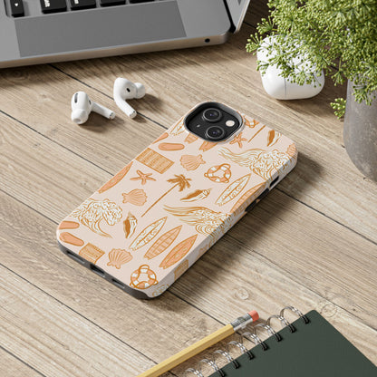 Surfboard Pattern Cell Phone Case