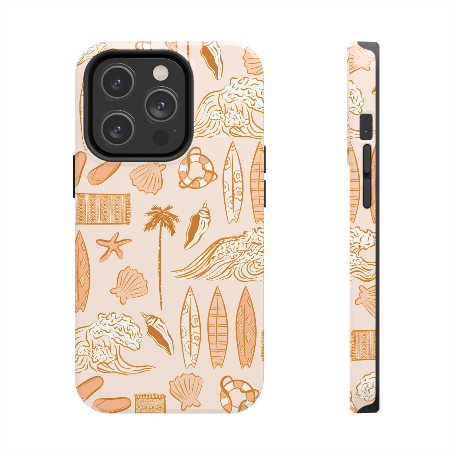 Surfboard Pattern Cell Phone Case