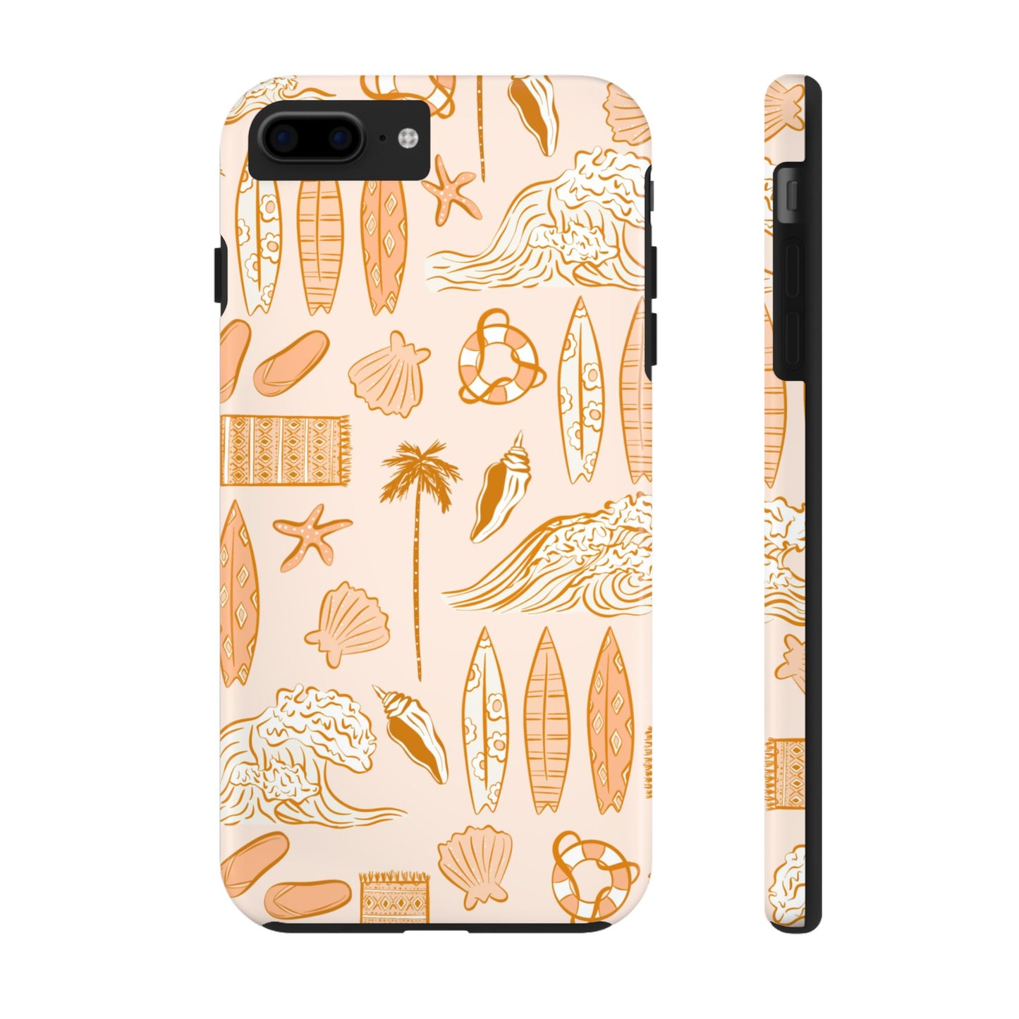 Surfboard Pattern Cell Phone Case