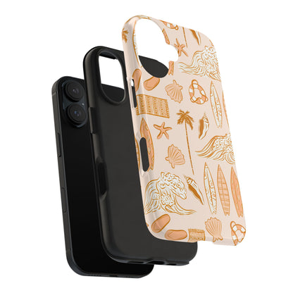 Surfboard Pattern Cell Phone Case