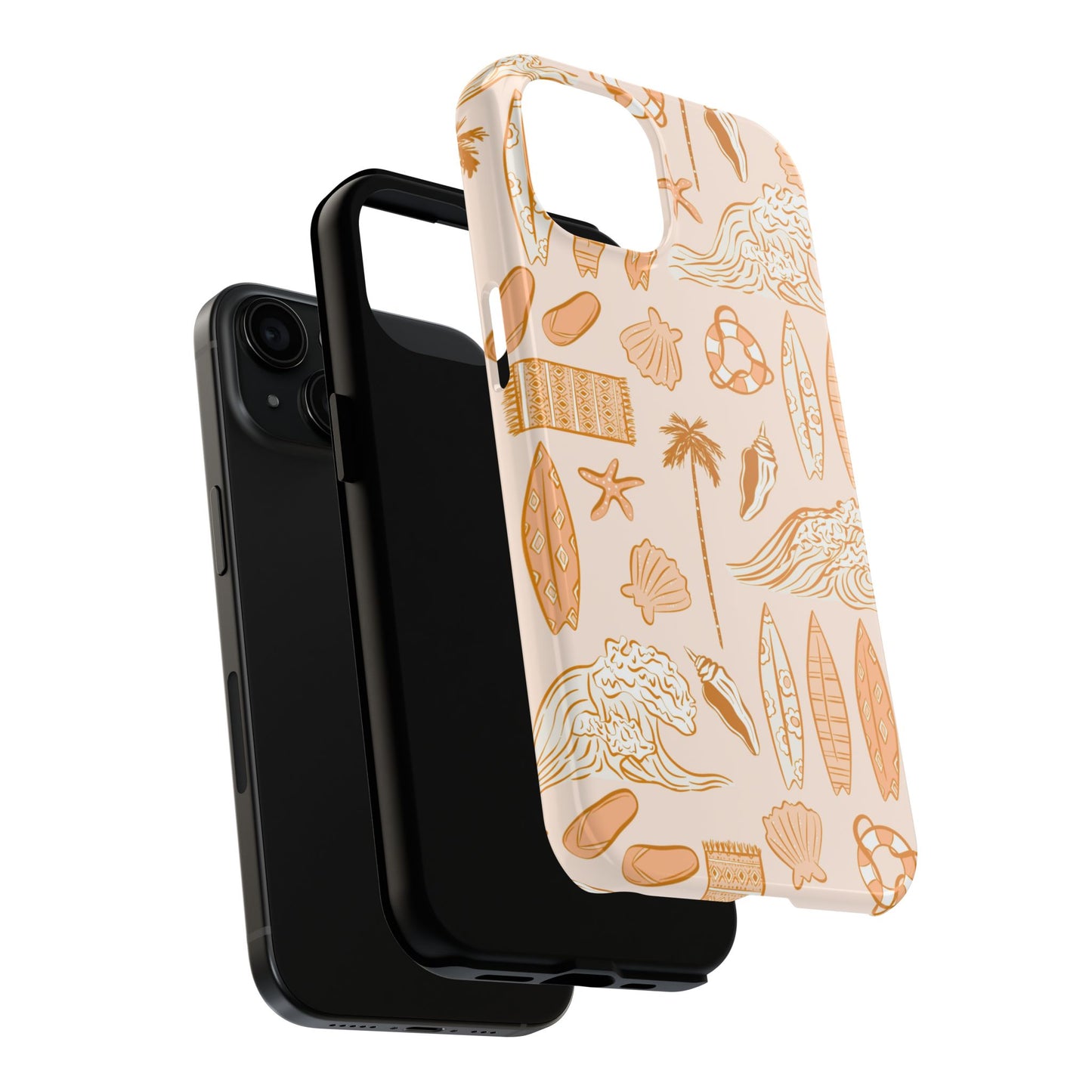 Surfboard Pattern Cell Phone Case