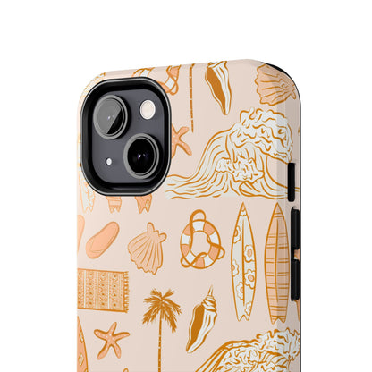 Surfboard Pattern Cell Phone Case