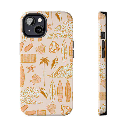 Surfboard Pattern Cell Phone Case