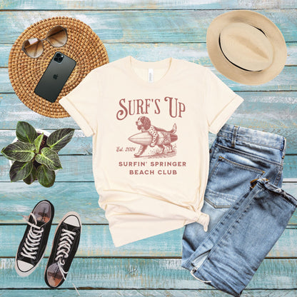 Surf's Up Surfin' Springer Beach Club T-shirt