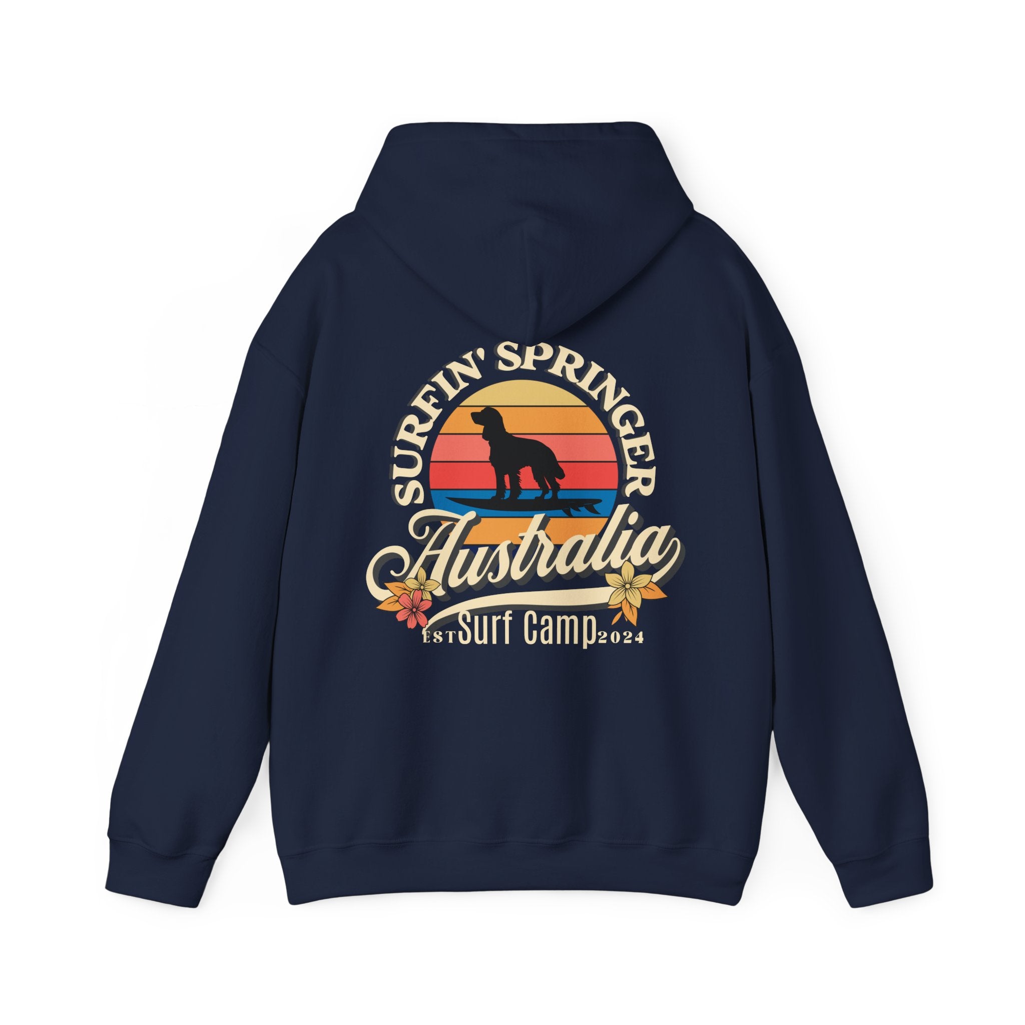 Surfin' Springer Surf Camp Australia Unisex Hoodie
