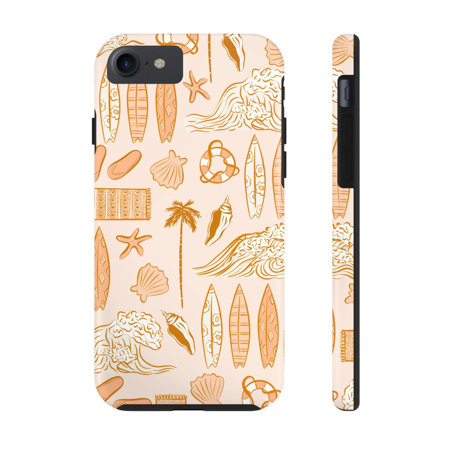 Surfboard Pattern Cell Phone Case