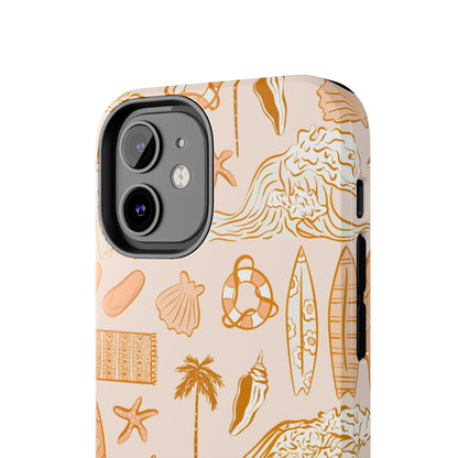 Surfboard Pattern Cell Phone Case