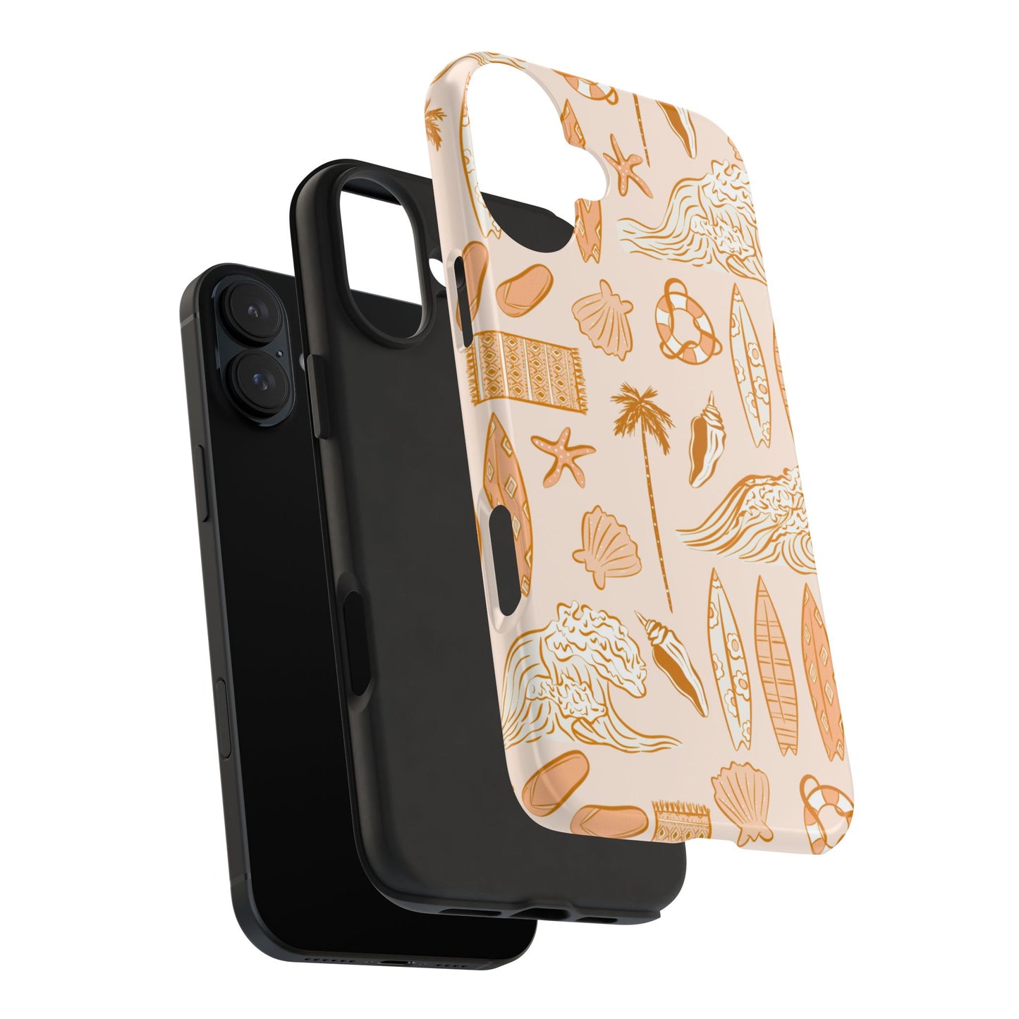 Surfboard Pattern Cell Phone Case