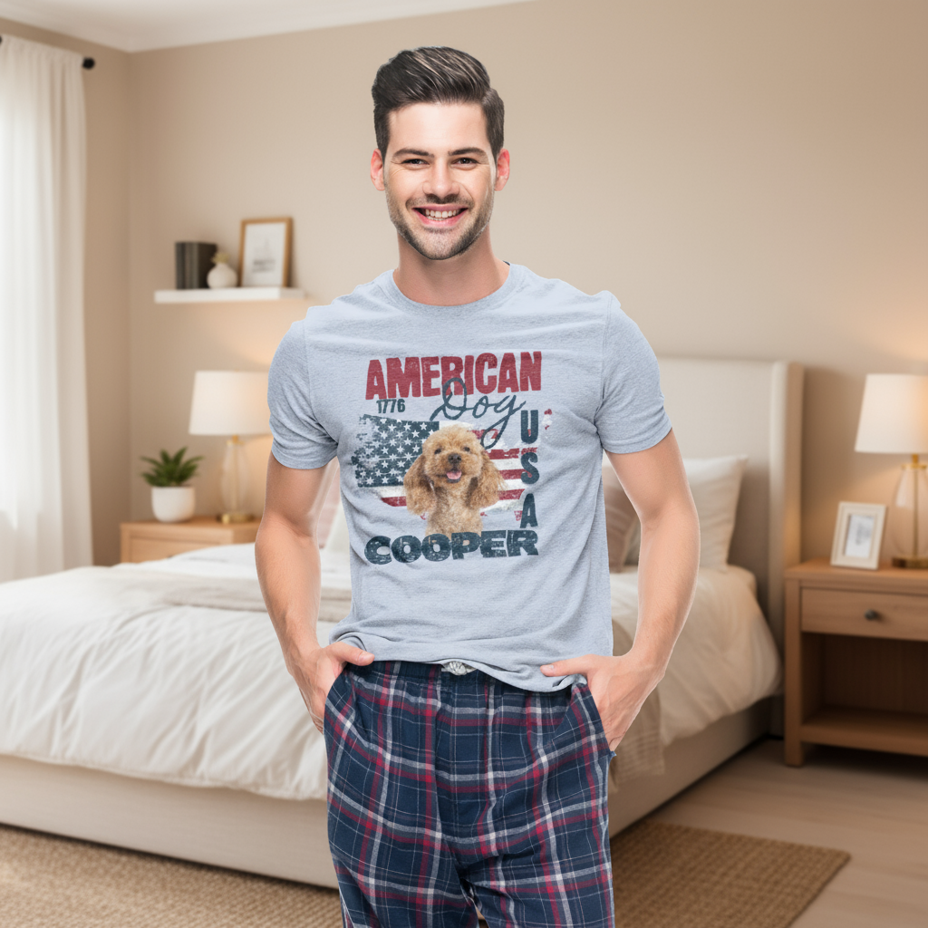American Dog Personalized Unisex T-Shirt