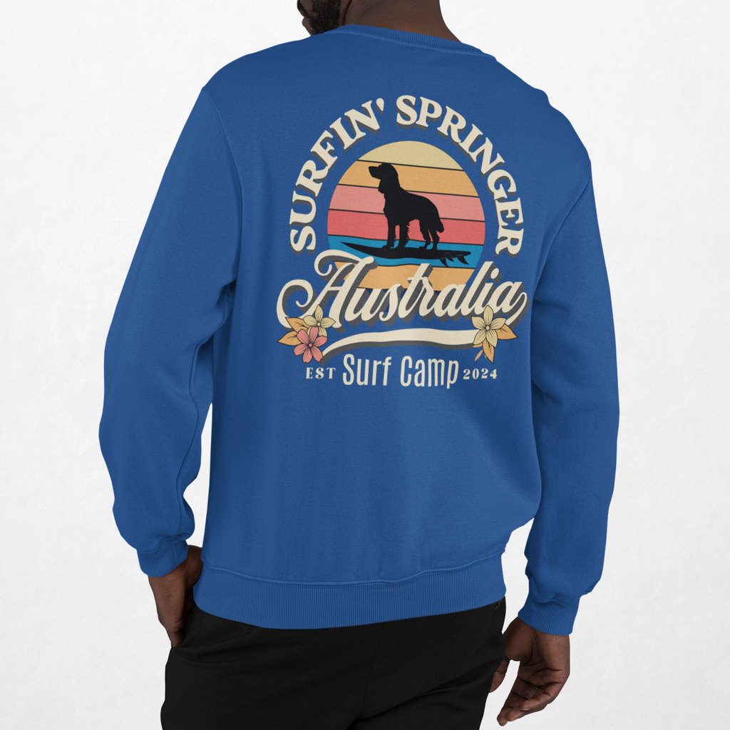 Surfin' Springer Surf Camp Australia Unisex Sweatshirt