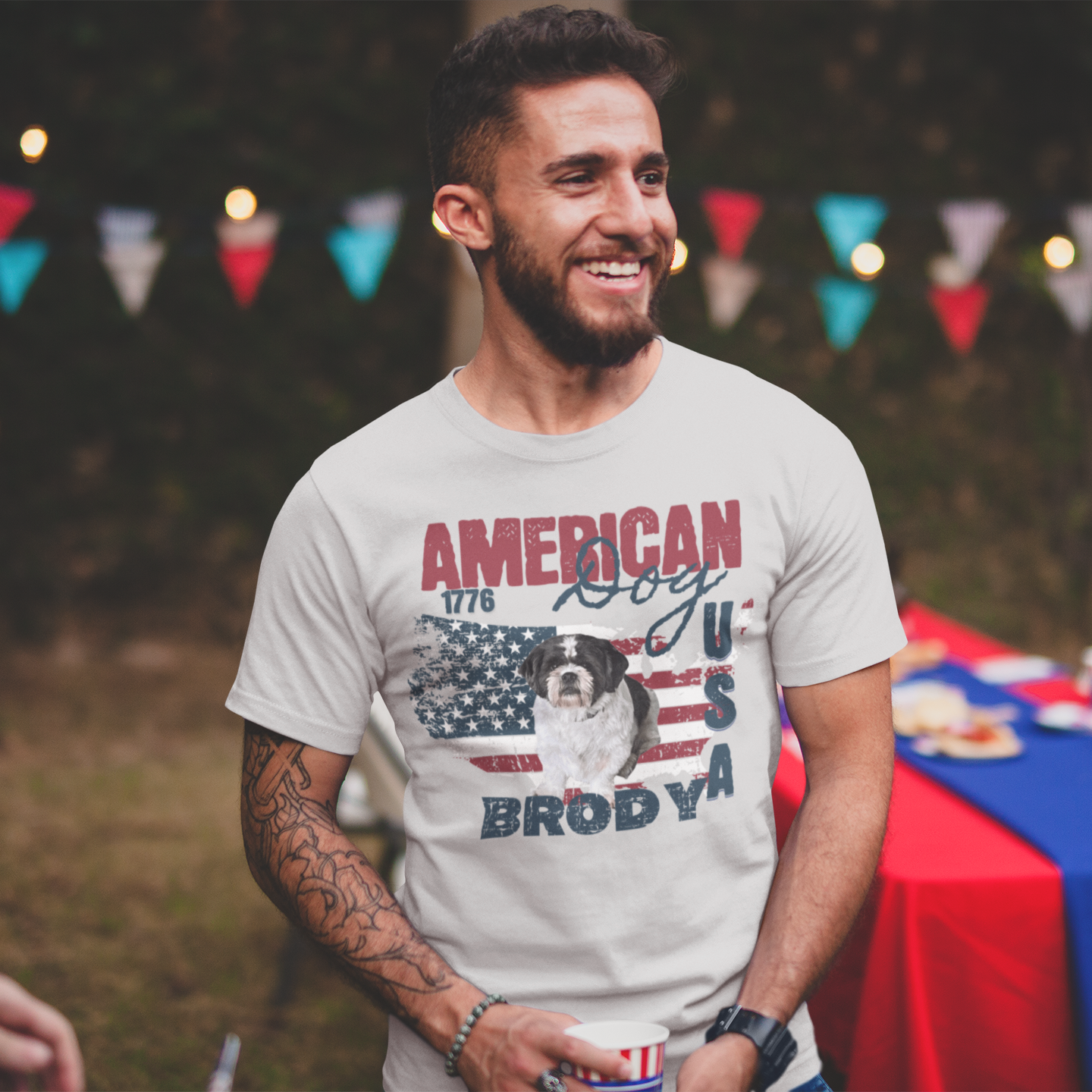 American Dog Personalized Unisex T-Shirt