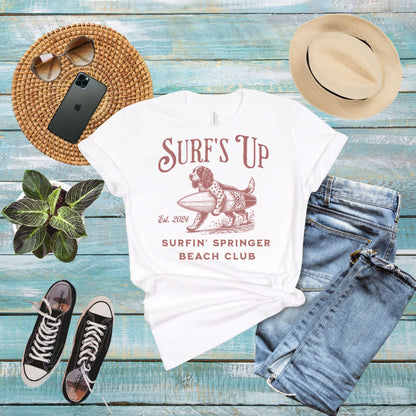 Surf's Up Surfin' Springer Beach Club T-shirt